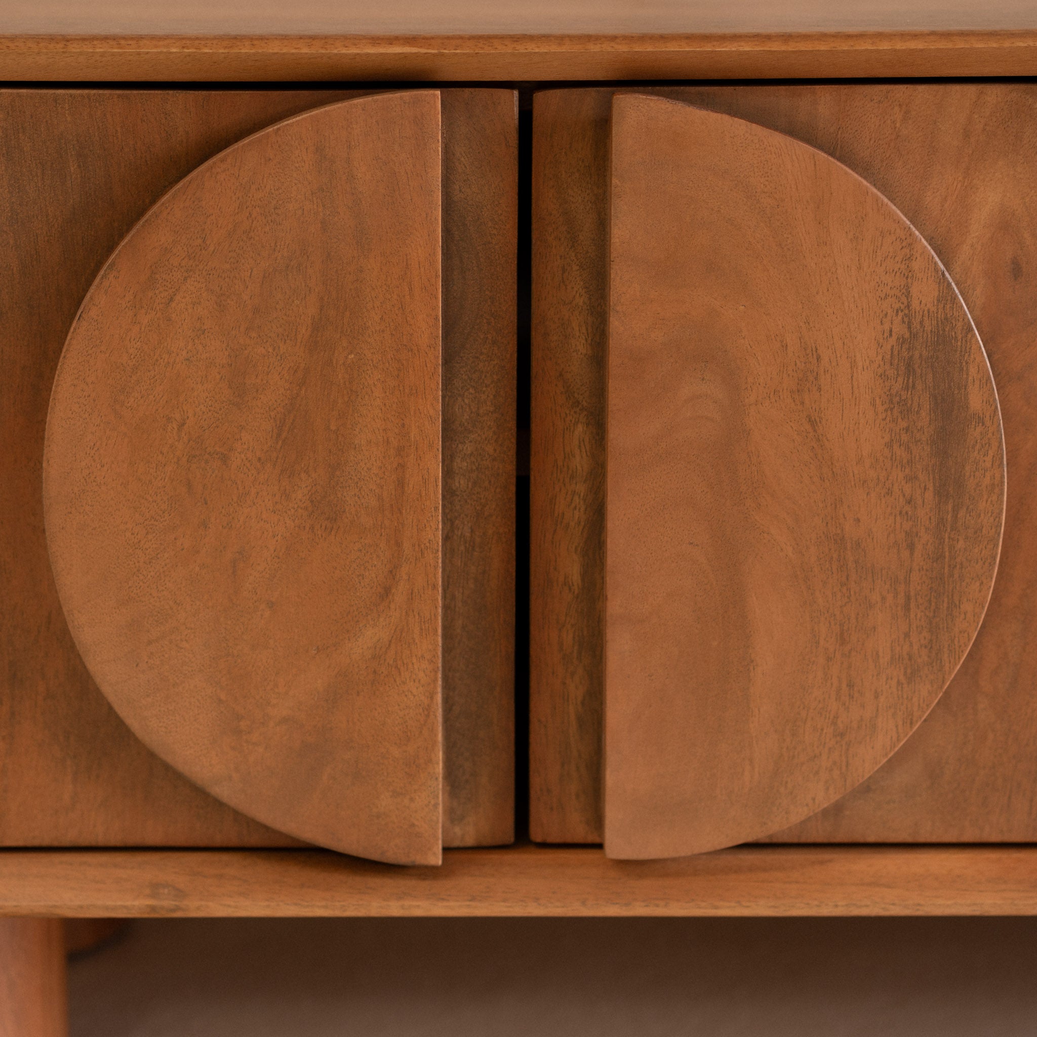 Mango wood tv stand