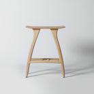 Solid oak stool