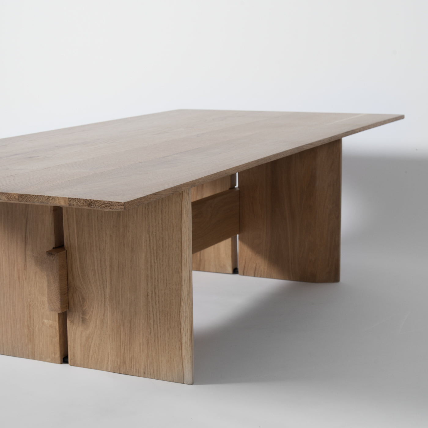 Modern oak coffee table