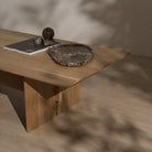 Minimalist oak coffee table 