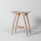 Minimalist oak bar stool