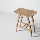 Minimalist oak bar stool
