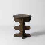 Ribform Dark Oak Side Table