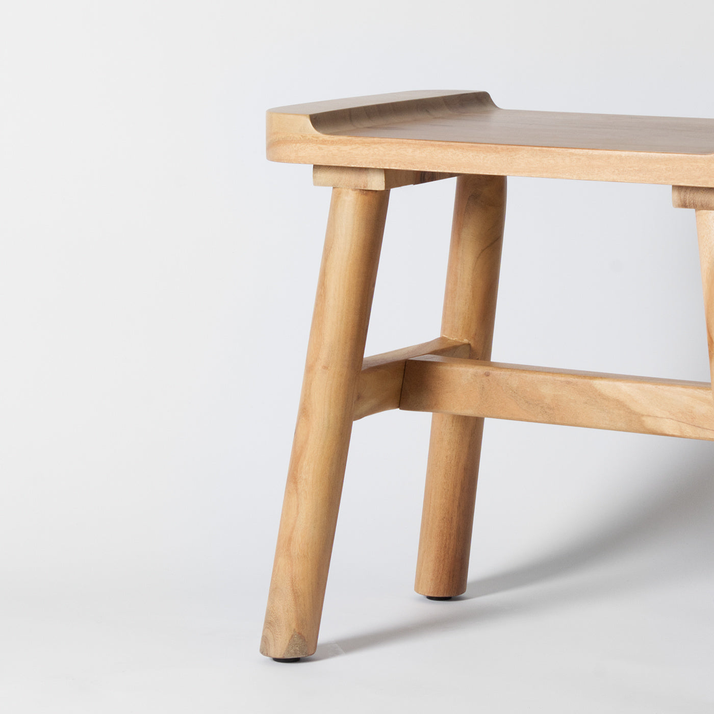 oak finish foot stool