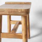 Acacia milking stool