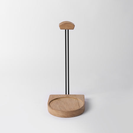 headphone stand oak