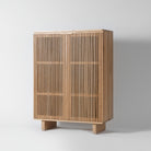 Natural oak cabinet