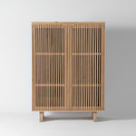 Palea Oak Slatted Cabinet