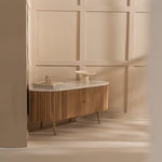 Gunhild Oak Corner Media Unit