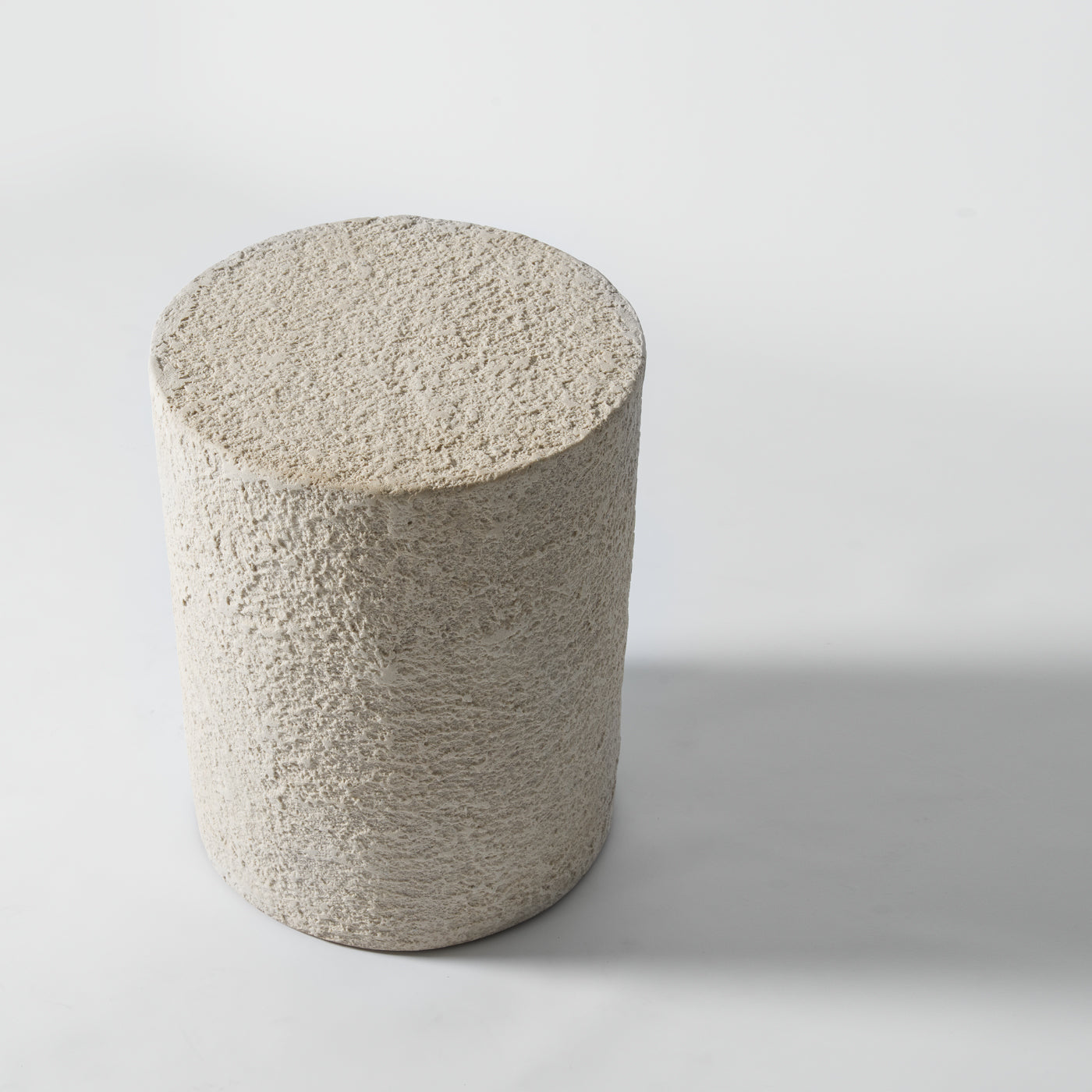 Textured side table