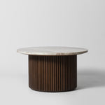 Olavi Brown Marble Coffee Table
