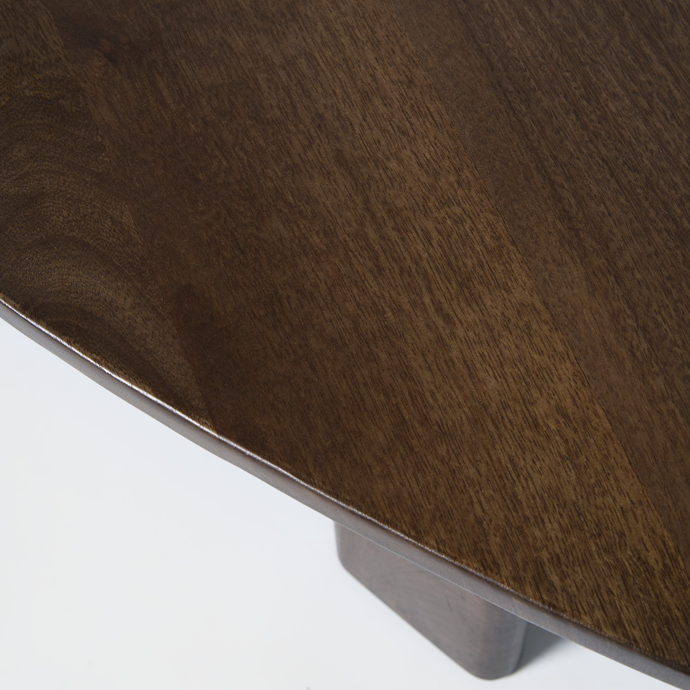 Dark wooden coffee table