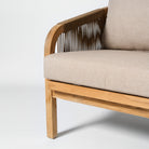 Teak garden sofa