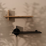 Plank Black Wall Shelf
