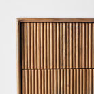 Acacia Ribbed drinks cabinet
