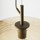 Glass pendant light, Amber