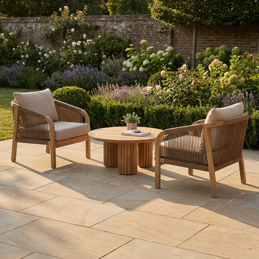 3 legged patio coffee table