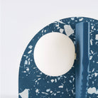 Ribbed Table Lamp Blue