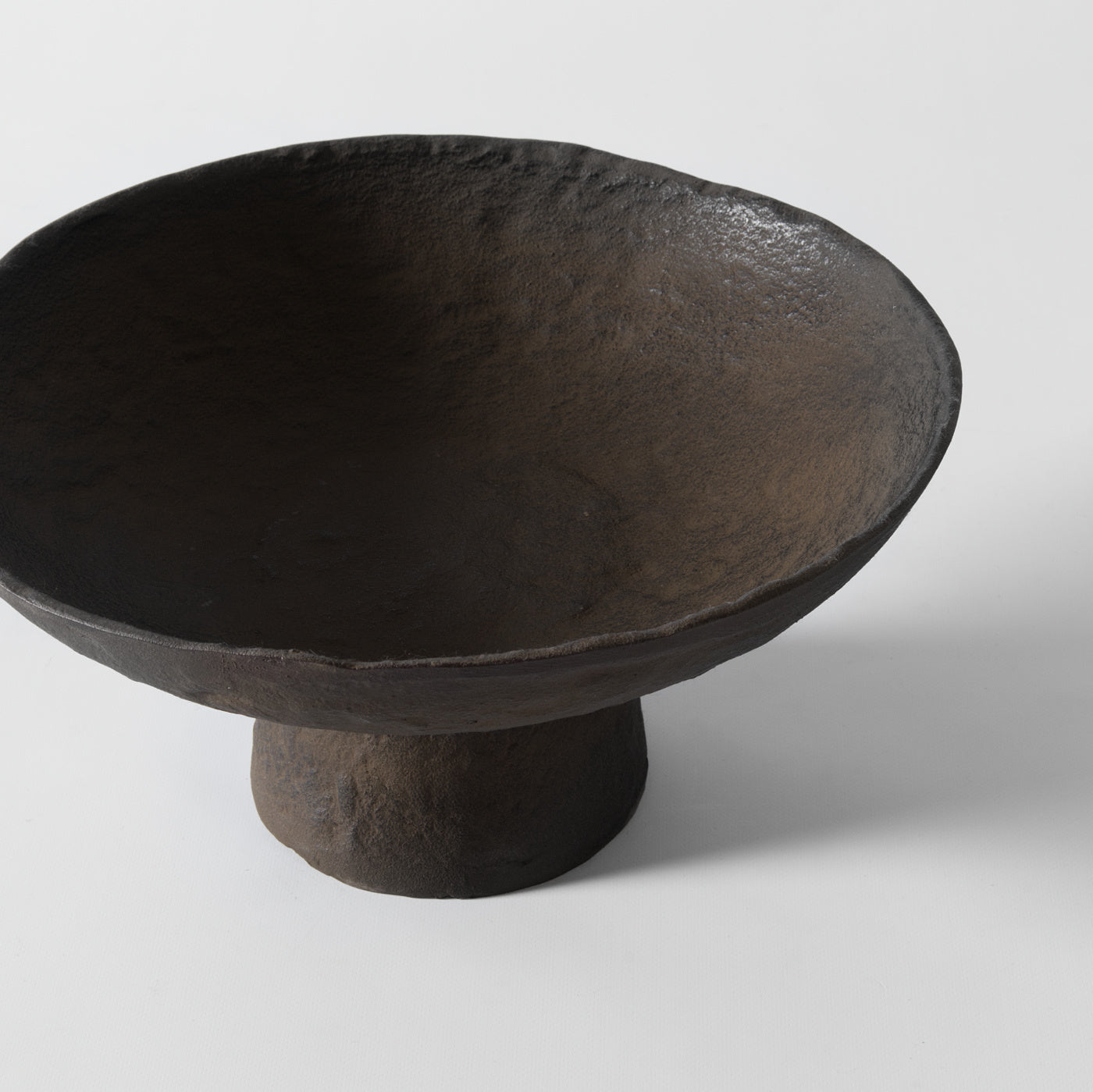 rust coloured fruit bowl