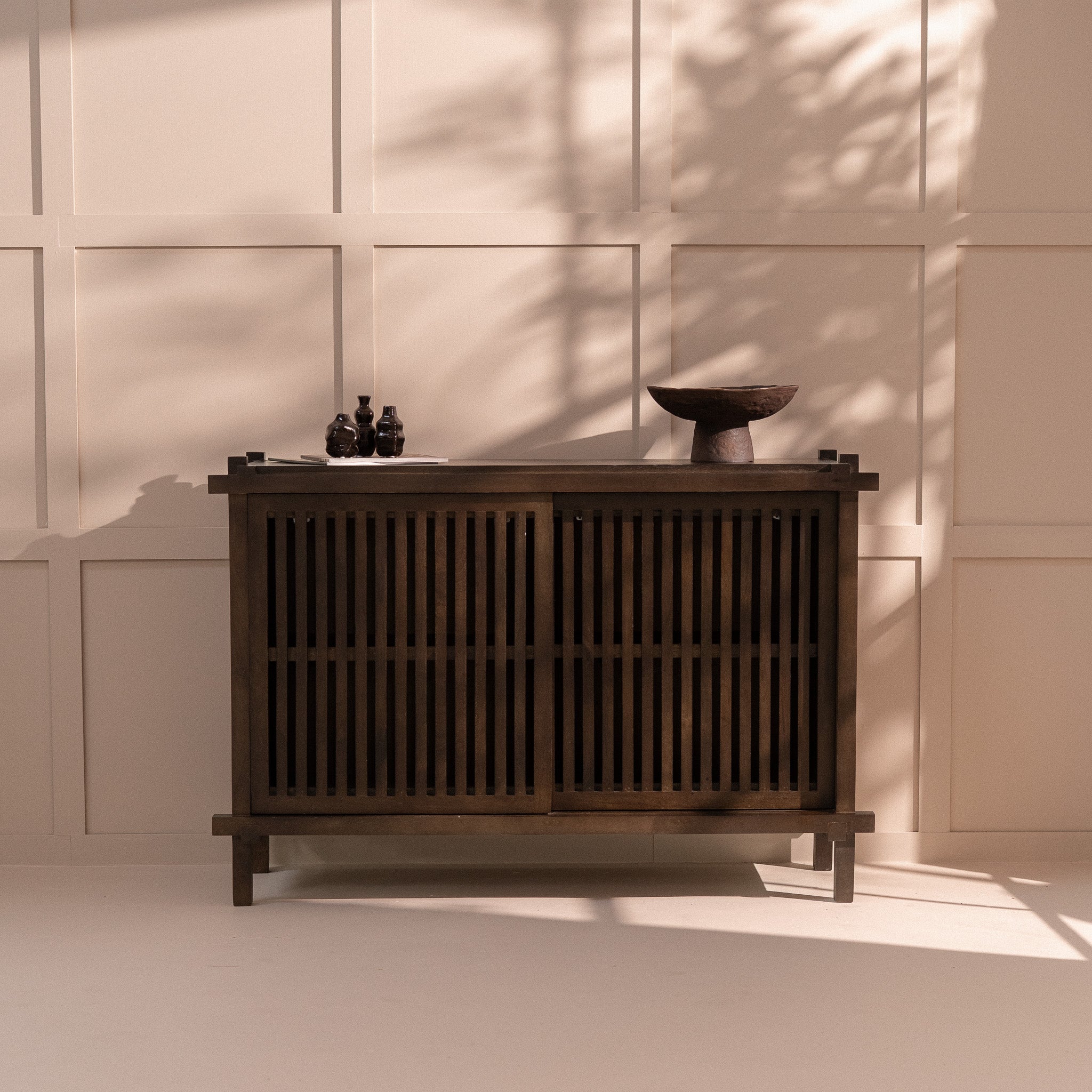 Rustic wooden cabinet