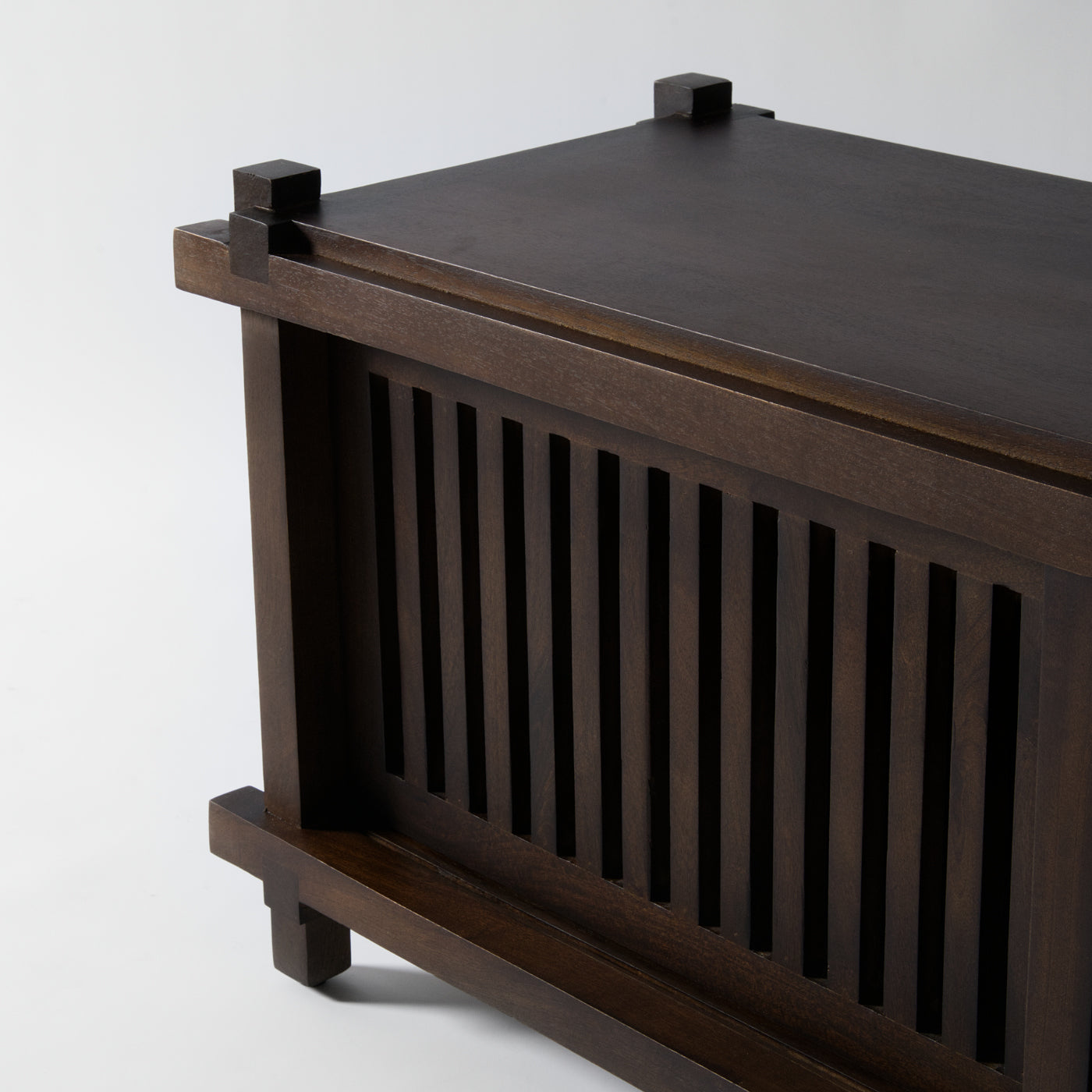 Dark wood media unit