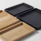 Black Trays Set Of 2