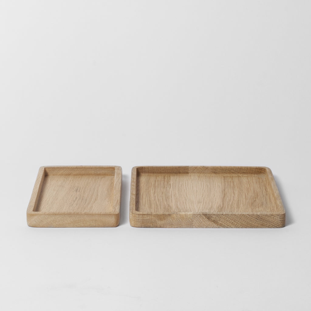 Oak Trays Set Of 2