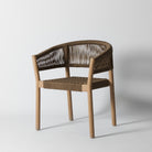 woven rope dining chair
