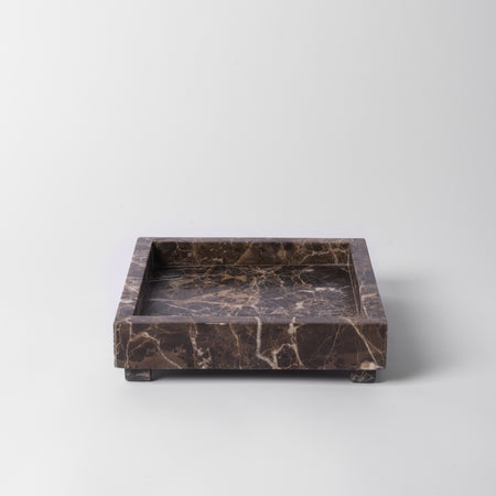 Square marble tray