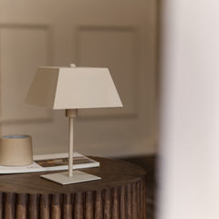 Trin Beige Table Lamp