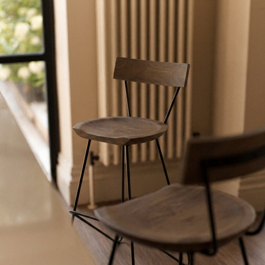 modern bar stool with backrest