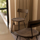 modern bar stool with backrest