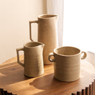 Beige Stoneware Jug