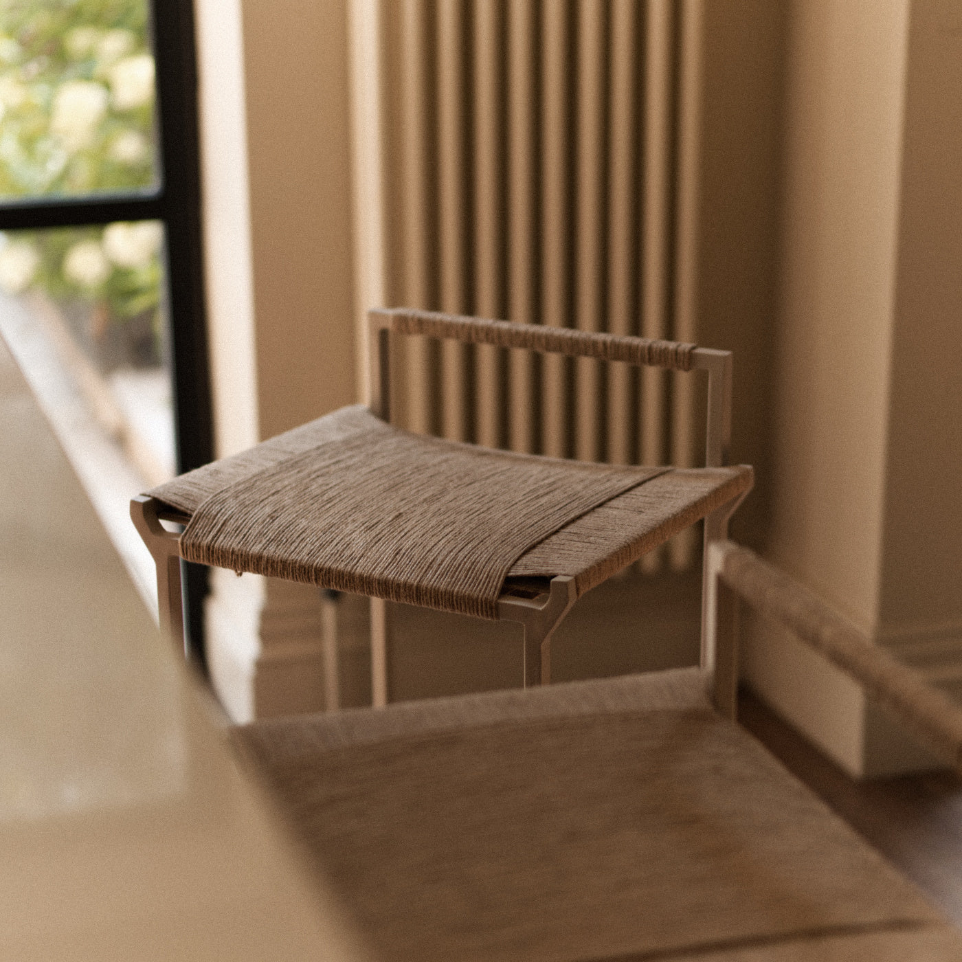 woven bar stool