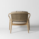 Woven patio lounge chair