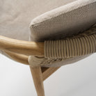 Beige rope garden chair