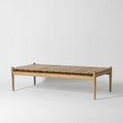 Teak patio coffee table