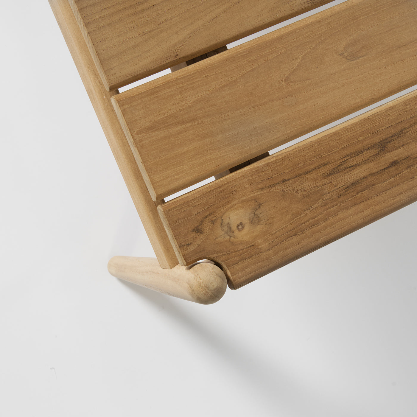 Slatted garden table