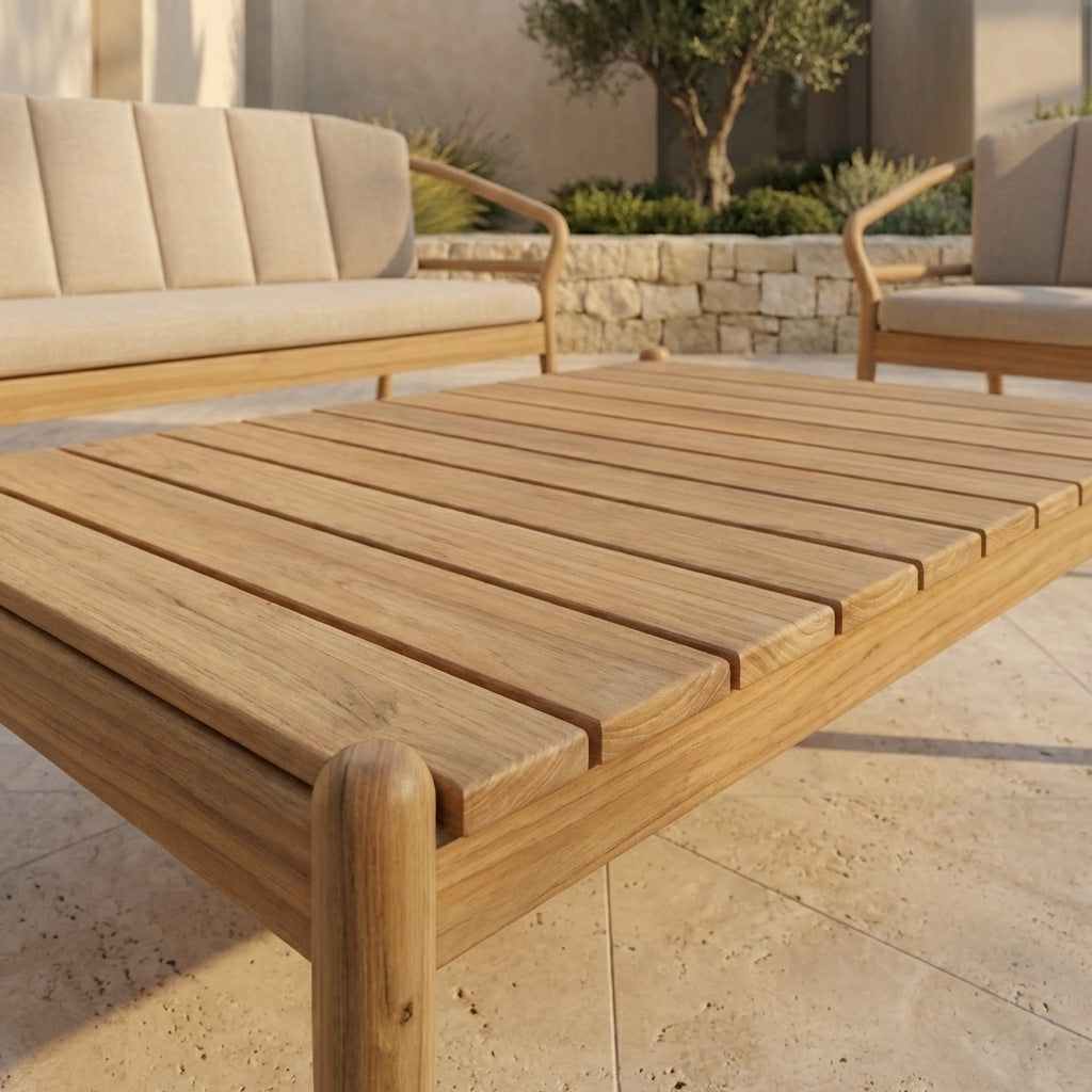 Rectangle outdoor coffee table