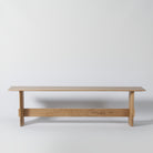 Handmade oak bench