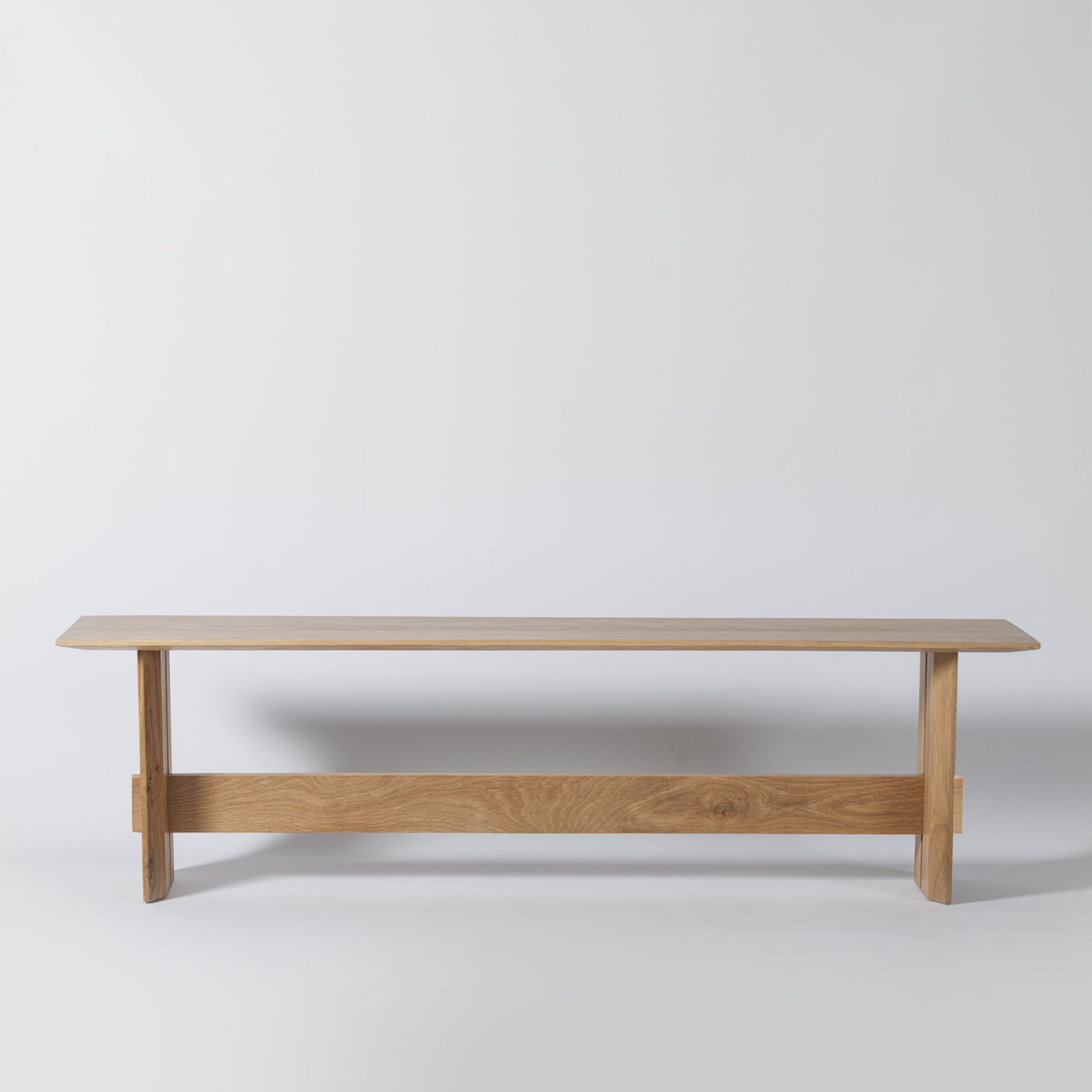 Handmade oak bench