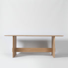 Solid oak dining table