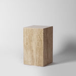 Kumi Travertine Side Table