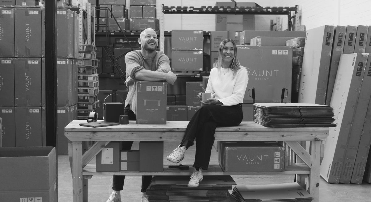 Steve and Abi, Founders of Vaunt Design