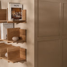 Wooden modular shelf