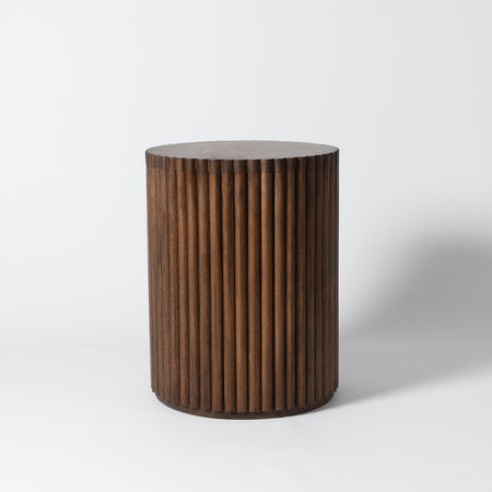 Ribbed Side Table
