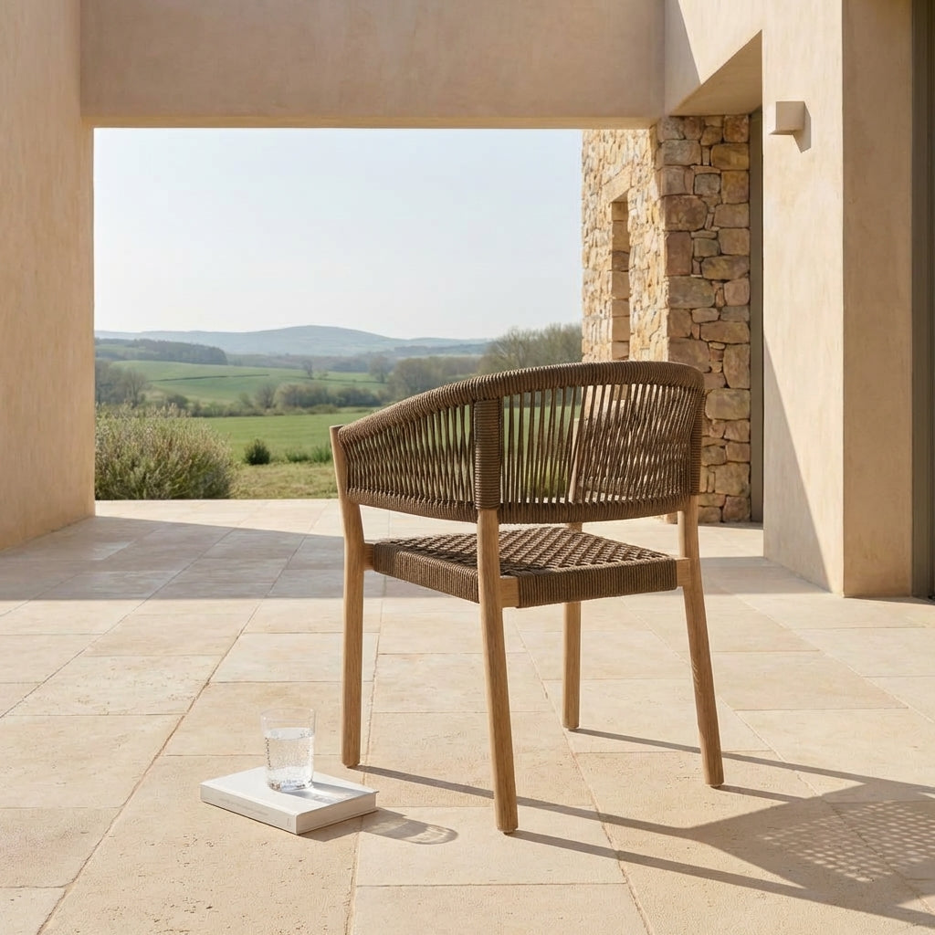 wooden frame dining chair