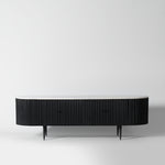 Gunhild White Marble TV Stand