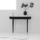 fluted console table