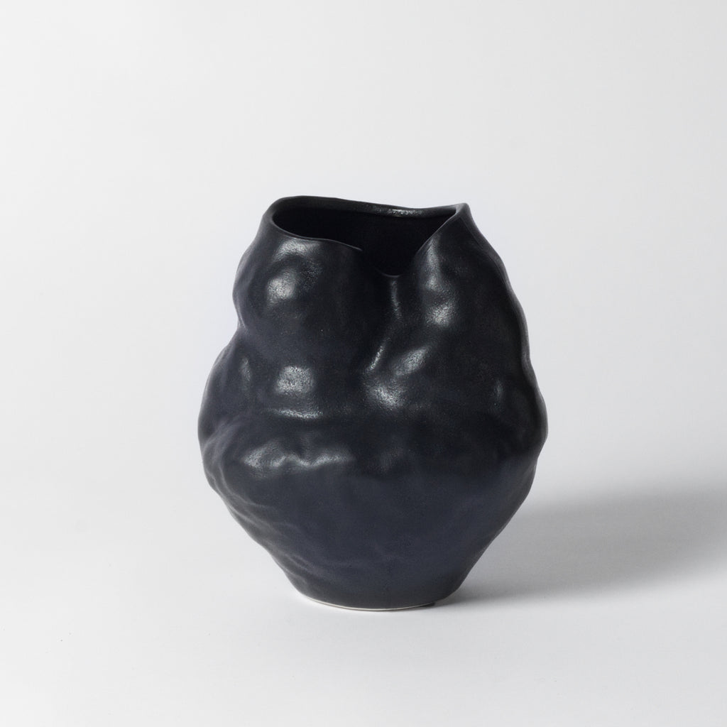 Wonky Black Vase